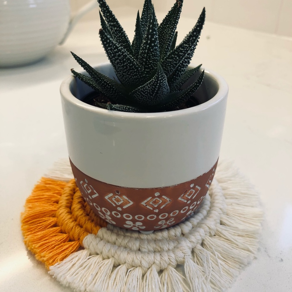 Macrame coasters - Picture 2 of 2